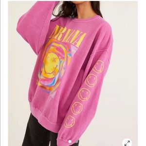 Nirvana Pink Sweatshirt